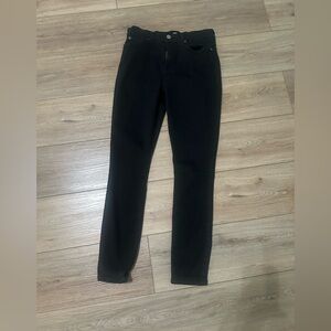 7FAM Black High-Waisted Skinny Jeans Women’s 27